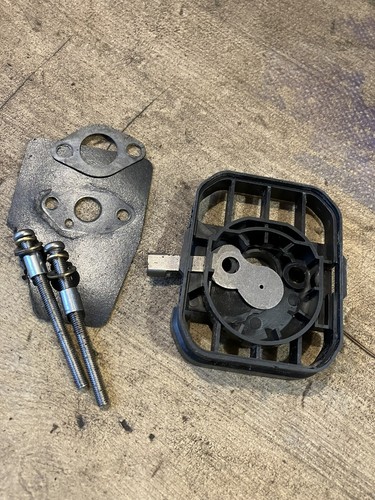 Air filter back plate from - back, a